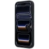 Modré kožené MagSafe puzdro Mercedes-Benz so sieťovaným vzorom a ozdobou s mašľou pre iPhone 17 Pro / 18 Pro thumbnail