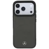 iPhone 18 Pro / 17 Pro Mercedes-Benz Leather Mesh with Bow Line MagSafe antracitové puzdro z umelej kože thumbnail