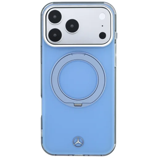  iPhone 18 Pro / 17 Pro kék Mercedes-Benz MagSafe tok forgatható támasztógyűrűvel - 3