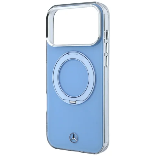  iPhone 18 Pro / 17 Pro kék Mercedes-Benz MagSafe tok forgatható támasztógyűrűvel - 6