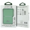 Lacoste Iconic Petit Pique MagSafe estragónovo zelený magnetický držiak na karty s funkciou stojana thumbnail