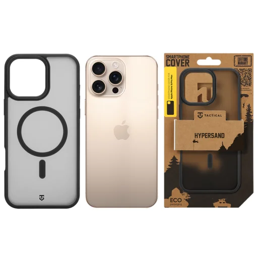 Apple iPhone 16 Pro Max asfaltovo sivé puzdro Tactical MagForce Hypersand kompatibilné s MagSafe - 6