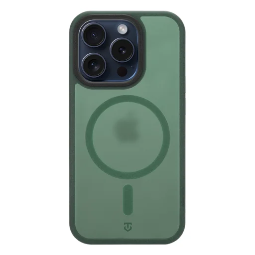 Puzdro na Apple iPhone 15 Pro – Tactical MagForce Hypersand, lesná zelená - 1