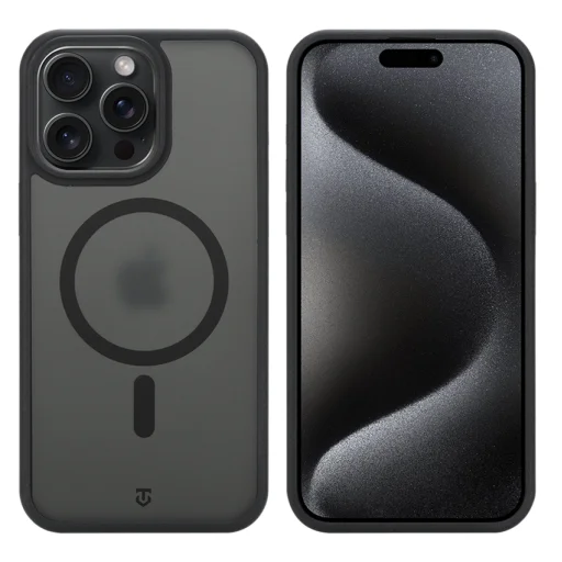 Apple iPhone 15 Pro Max asfaltovo sivé puzdro Tactical MagForce Hypersand - 2
