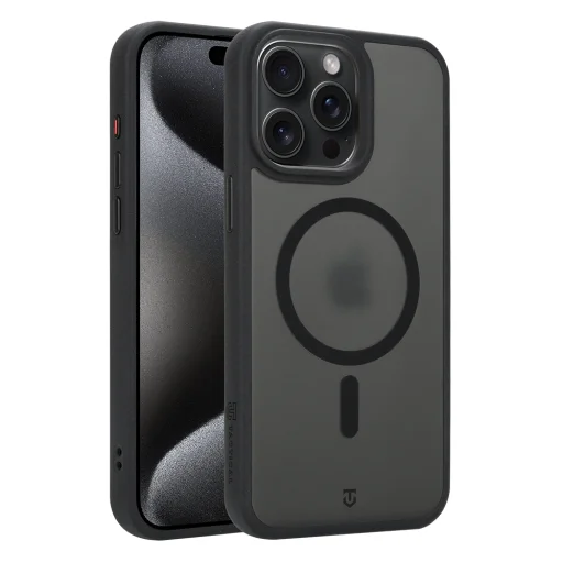 Apple iPhone 15 Pro Max asfaltovo sivé puzdro Tactical MagForce Hypersand - 4
