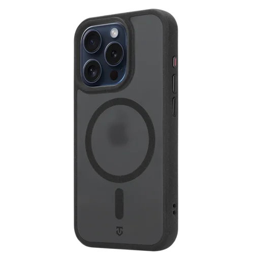 Apple iPhone 15 Pro kryt – Tactical MagForce Hypersand, asfaltovo sivá - 5