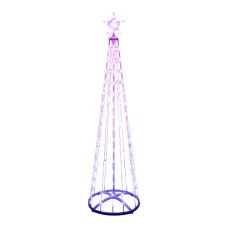 Home SMF180 inteligentný RGB umelý vianočný stromček, výška 180 cm, 190 ks RGB micro LED, na diaľkové ovládanie, interiérové vyhotovenie