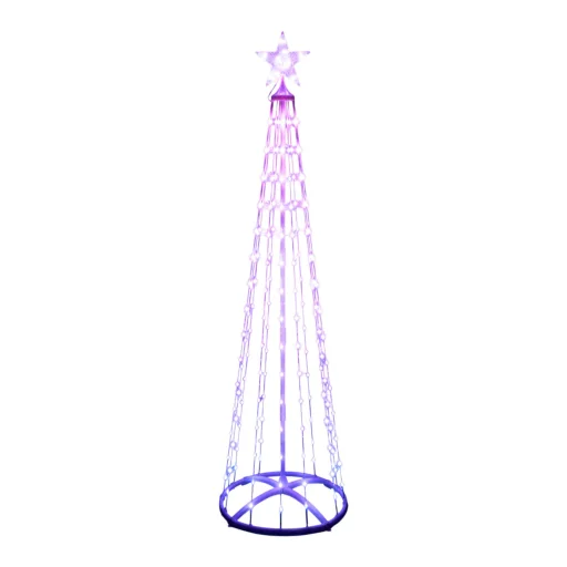 Home SMF180 inteligentný RGB umelý vianočný stromček, výška 180 cm, 190 ks RGB micro LED, na diaľkové ovládanie, interiérové vyhotovenie - 1