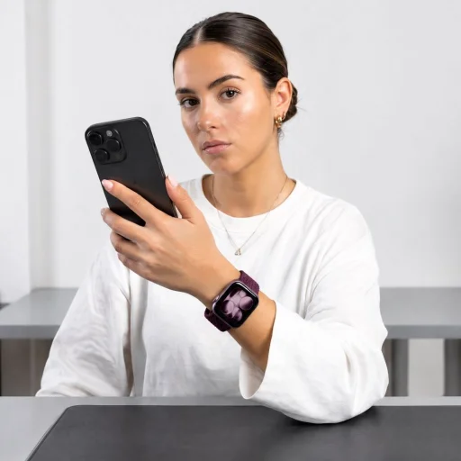 Remienok pre Apple Watch 40/41/42 mm, Tech-Protect NylonMag, tmavobordový - 8