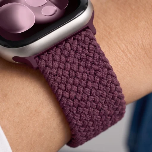 Remienok pre Apple Watch 40/41/42 mm, Tech-Protect NylonMag, tmavobordový - 9