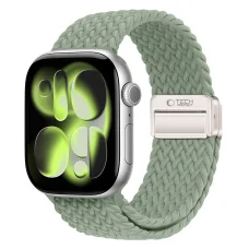 Apple Watch 8/9/10/11/12/SE 40/41/42 mm remienok Tech-Protect NylonMag, pistáciový