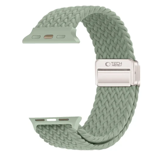 Apple Watch 8/9/10/11/12/SE 40/41/42 mm remienok Tech-Protect NylonMag, pistáciový - 3