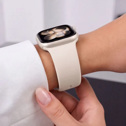 Apple Watch 8/9/10/11/12/SE/Ultra 44/45/46/49 mm Tech-Protect silikónový remienok, hviezdny svit - 7