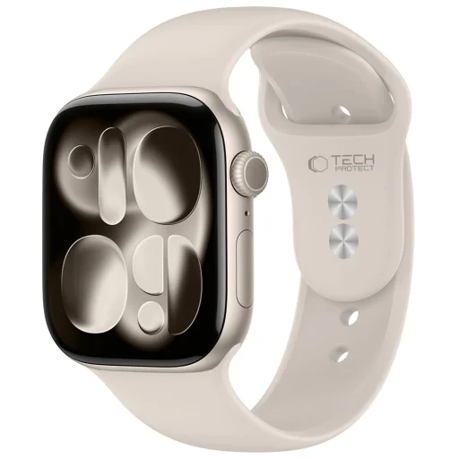 Apple Watch 8/9/10/11/12/SE/Ultra 44/45/46/49 mm Tech-Protect silikónový remienok, hviezdny svit - 1