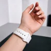 Apple Watch 8/9/10/11/12/SE (40/41/42 mm) Tech-Protect silikónový remienok, biely thumbnail