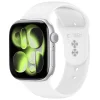 Apple Watch 8/9/10/11/12/SE (40/41/42 mm) Tech-Protect silikónový remienok, biely thumbnail