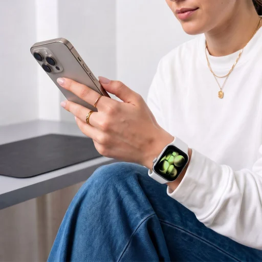 Apple Watch 8/9/10/11/12/SE (40/41/42 mm) Tech-Protect silikónový remienok, biely - 4