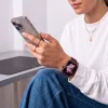 Apple Watch 8 / 9 / 10 / 11 / 12 / SE (40 / 41 / 42 mm) Tech-Protect Silicone remienok, tmavobordový thumbnail