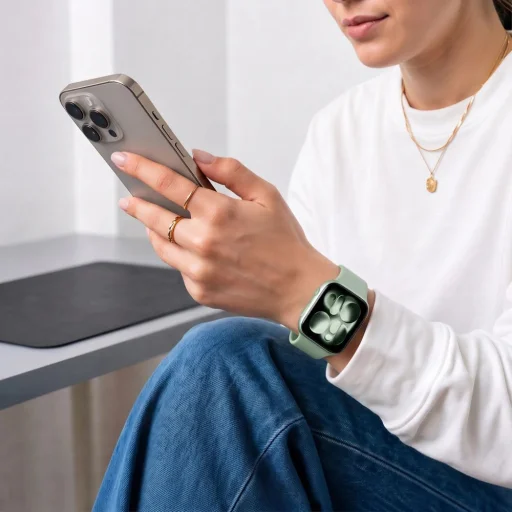 Apple Watch 8/9/10/11/12/SE 40/41/42 mm Tech-Protect silikónový remienok, pistáciový - 4