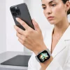 Silikónový remienok Tech-Protect pre Apple Watch 8/9/10/11/12/SE 40/41/42 mm, mesačná sivá thumbnail