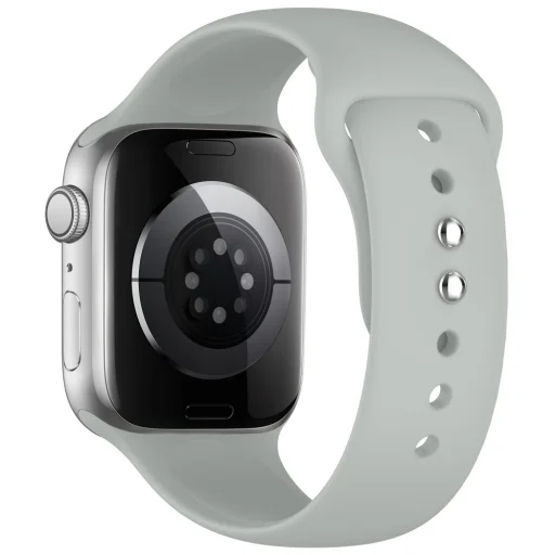 Silikónový remienok Tech-Protect pre Apple Watch 8/9/10/11/12/SE 40/41/42 mm, mesačná sivá - 2