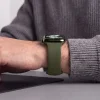 Apple Watch 8/9/10/11/12/SE/Ultra (44/45/46/49 mm) Tech-Protect silikónový TPU remienok, olivovozelený thumbnail