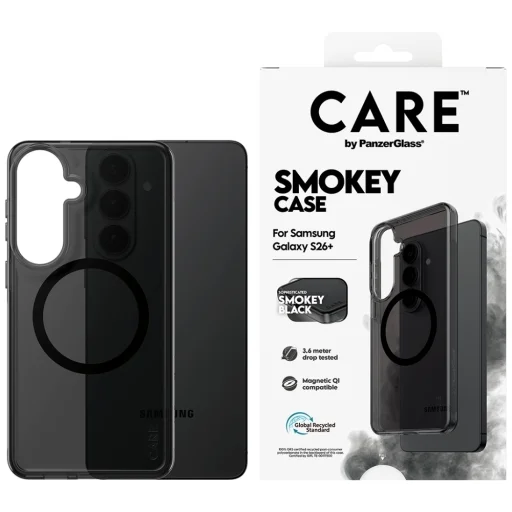 Samsung Galaxy S26 Plus CARE by PanzerGlass Urban Explorer dymovo čierne puzdro - 1
