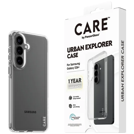 Samsung Galaxy S26 Plus CARE by PanzerGlass Urban Explorer priesvitné puzdro - 5