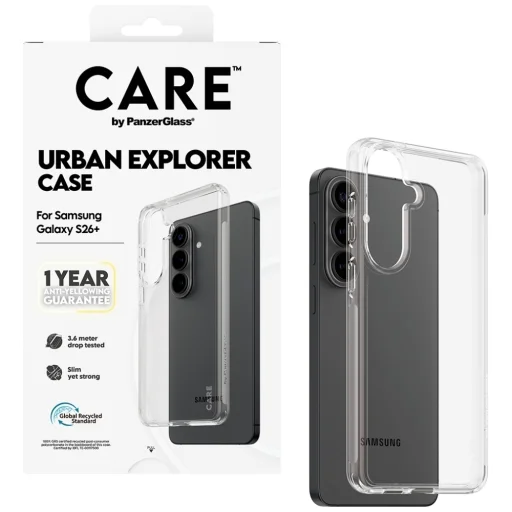 Samsung Galaxy S26 Plus CARE by PanzerGlass Urban Explorer priesvitné puzdro - 4