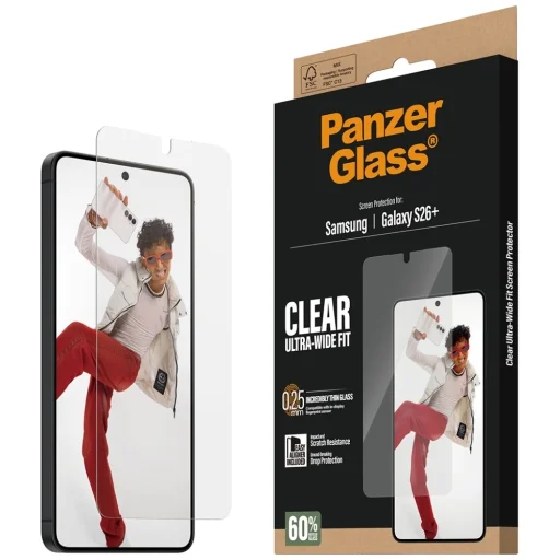Samsung Galaxy S26+ PanzerGlass Ultra-Wide Fit EasyAligner tvrdené sklo - 5