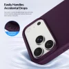  iPhone 18 Pro/17 Pro bordó DUX DUCIS PIEL folyékony szilikon, MagSafe-kompatibilis tok thumbnail