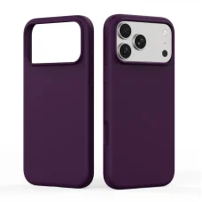  iPhone 18 Pro Max és iPhone 17 Pro Max DUX DUCIS PIEL MagSafe-kompatibilis folyékony szilikon tok, bordó