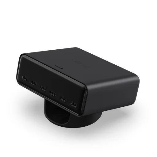 Satechi ChargeView 240 W stolná nabíjačka (6×USB-C) - vesmírne čierna (ST-C6CV240C-EU) - 12