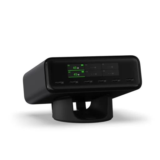 Satechi ChargeView 240 W stolná nabíjačka (6×USB-C) - vesmírne čierna (ST-C6CV240C-EU) - 6