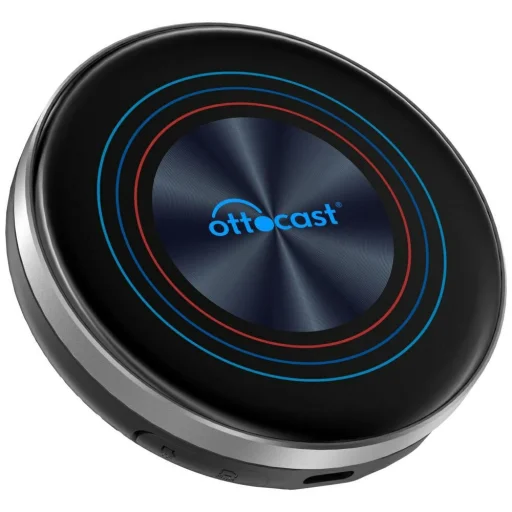 Ottocast OttoAibox i3 PCS46-BM Android multimédiás autós adapter, 128 GB, fekete - 1