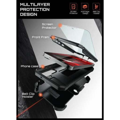 Ochranný kryt Supcase Unicorn Beetle Pro pre Samsung Galaxy S26 FE čierny - 7