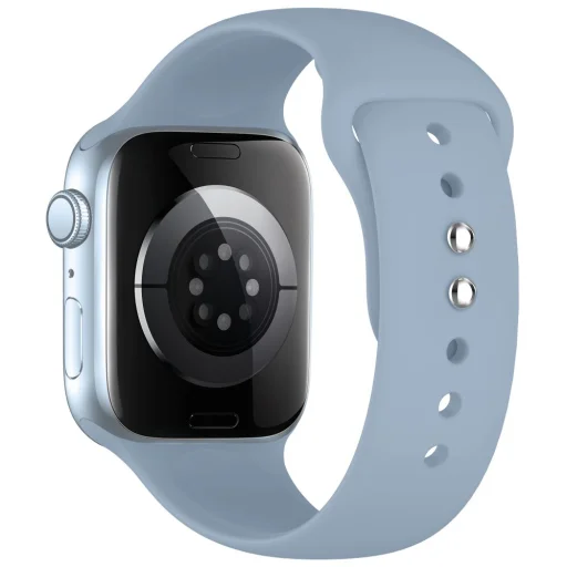 Apple Watch 8 / 9 / 10 / 11 / 12 / SE (40 / 41 / 42 mm) silikónový remienok Tech-Protect, rifľová modrá - 2