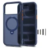 iPhone 17 Pro / 18 Pro Tech-Protect MagAir Stand MagSafe CC puzdro, matné tmavomodré thumbnail