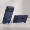 iPhone 17 Pro / 18 Pro Tech-Protect MagAir Stand MagSafe CC puzdro, matné tmavomodré thumbnail
