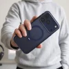 iPhone 17 Pro / 18 Pro Tech-Protect MagAir Stand MagSafe CC puzdro, matné tmavomodré thumbnail