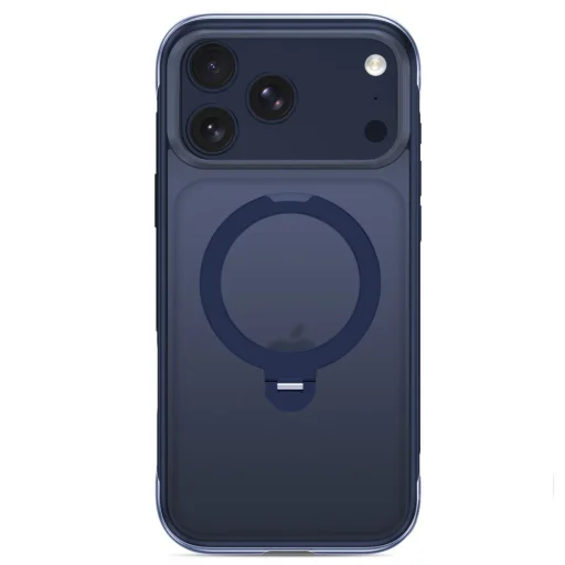 iPhone 17 Pro / 18 Pro Tech-Protect MagAir Stand MagSafe CC puzdro, matné tmavomodré - 4