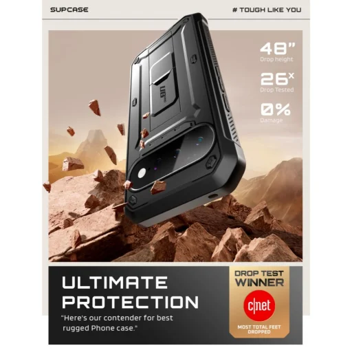 Google Pixel 11 Pro XL čierne puzdro Supcase Unicorn Beetle Pro - 4