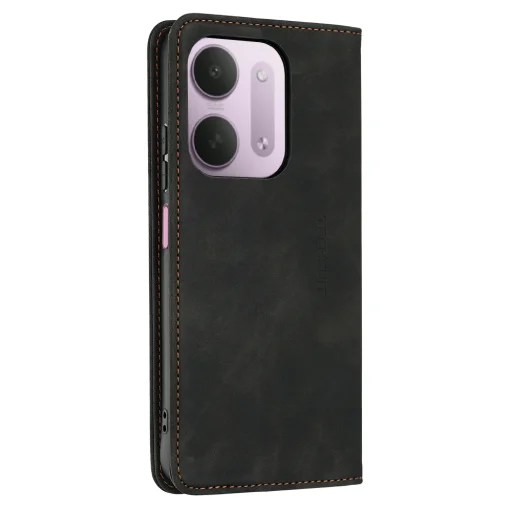  Xiaomi Redmi 17C 5G fekete Techsuit Confy Cover könyvtok - 3