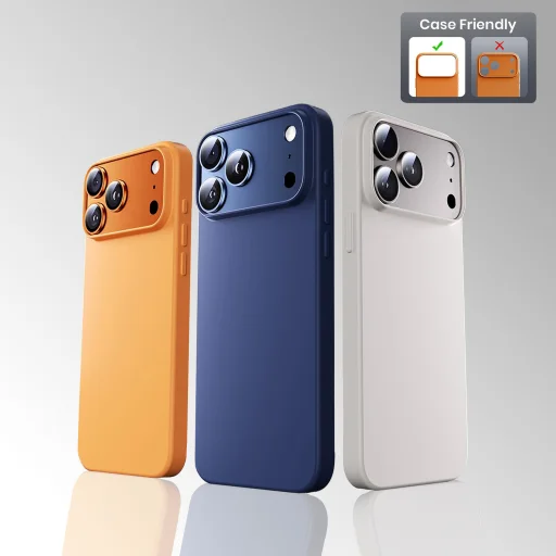  iPhone 18 Pro Max fekete Tel Protect 95% AR+AF fémkeretes kameravédő edzett üveggel - 9