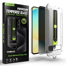  Samsung Galaxy S24 FE / A56 5G Techsuit TitanGlass CrystalHD betekintésgátló kijelzővédő üvegfólia