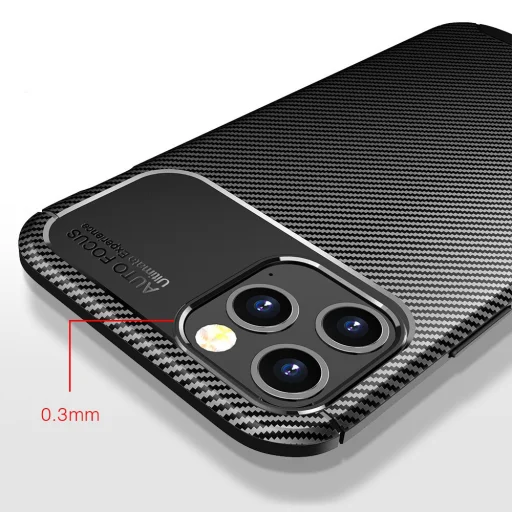  iPhone 17 Pro / 18 Pro fekete Tel Protect Carbon Elite tok - 2