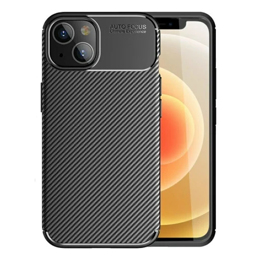  iPhone 17 Pro / 18 Pro fekete Tel Protect Carbon Elite tok - 1