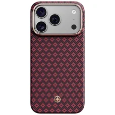  iPhone 18 Pro Max/17 Pro Max bordó Benks Armor Air Armor Grid 600D Kevlar® mágneses tok fémkerettel (C.K.FL.AP.JX.0073)