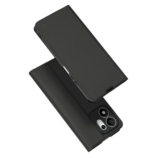  Honor 600 Smart könyvtok – Techsuit Magskin Book (Long Blitz Cutout), fekete - 1