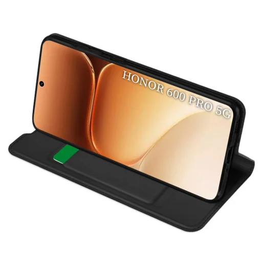 Honor 600 Smart könyvtok – Techsuit Magskin Book (Long Blitz Cutout), fekete - 2